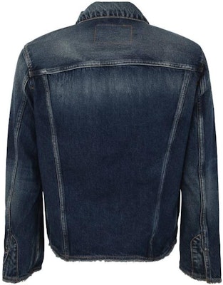 DIESEL Jaket Slim-Fit Lengan Panjang Biru Butang Depan Lelaki. A1139709G9201 Lookbook DIESEL Jaket Slim-Fit Lengan Panjang Biru Butang Depan Lelaki. A1139709G9201