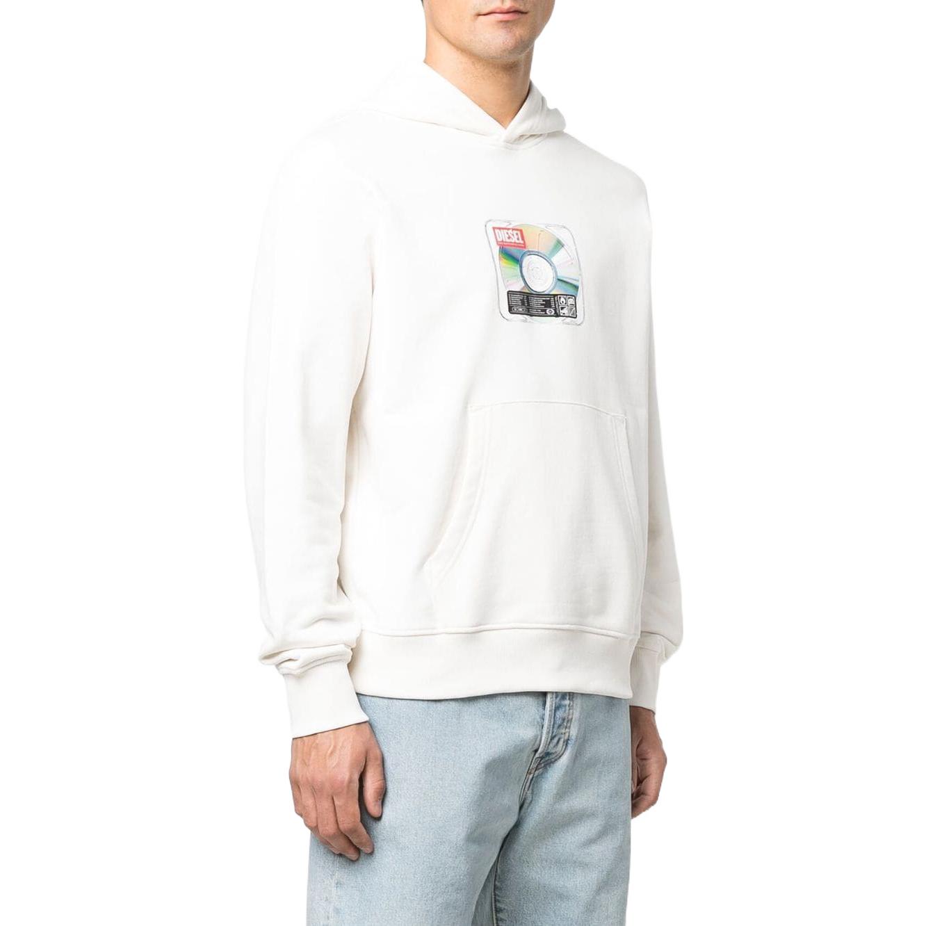 Shop DIESEL 卡通图案连帽卫衣 A068080JFAV141