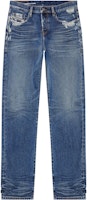 DIESEL Distressed Button-Fly Jeans with Handcrafted Detailing A05156007Q2-01 DIESEL Distressed Button-Fly Jeans with Handcrafted Detailing A05156007Q2-01