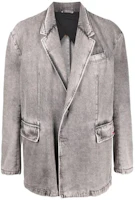 DIESEL Grey Denim Suit Jacket A040700EIAA02 DIESEL Grey Denim Suit Jacket A040700EIAA02