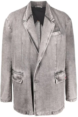 DIESEL Jaket Jas Denim Abu-Abu A040700EIAA02 Buy DIESEL Jaket Jas Denim Abu-Abu A040700EIAA02