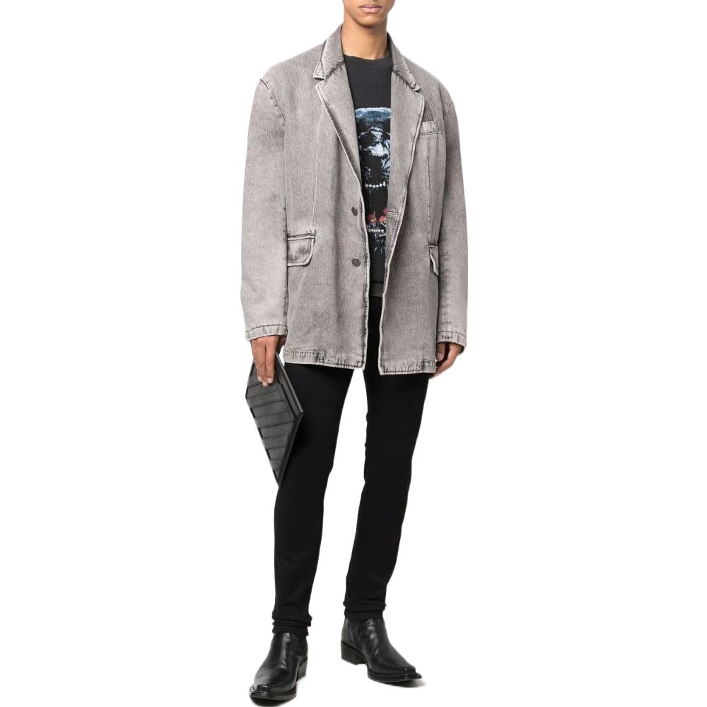 Lookbook DIESEL 灰色牛仔西装外套 A040700EIAA02