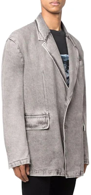 DIESEL Jaket Jas Denim Abu-Abu A040700EIAA02 Purchase DIESEL Jaket Jas Denim Abu-Abu A040700EIAA02