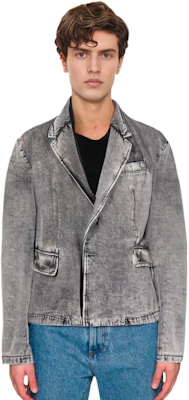 DIESEL Jaket Jas Denim Abu-Abu A040700EIAA02 Details for DIESEL Jaket Jas Denim Abu-Abu A040700EIAA02