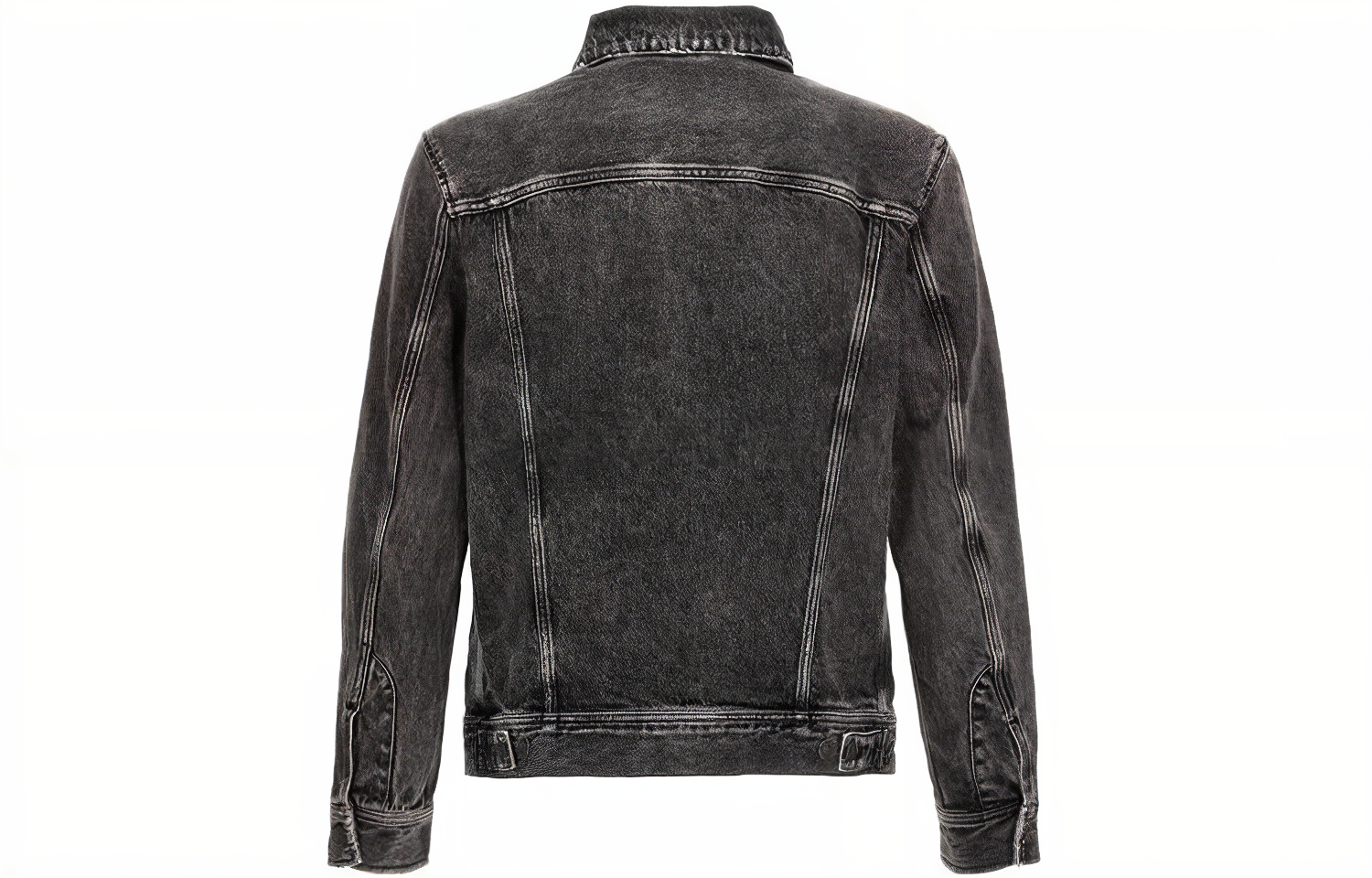 Lookbook DIESEL Jaket Kelabu Pudar Lapel Poket Single-Breasted A11435-007S102