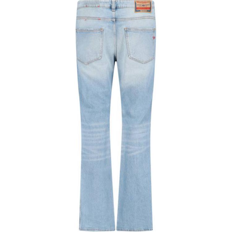 Lookbook DIESEL 浅蓝色中腰喇叭拉链牛仔裤 A1221809H3901