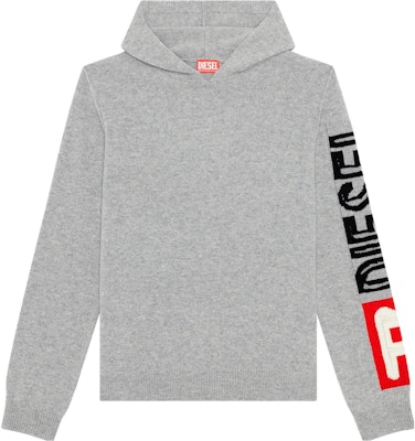 DIESEL 宽松版型标志连帽卫衣 - 灰色 A112230EKAS-96X Order DIESEL 宽松版型标志连帽卫衣 - 灰色 A112230EKAS-96X