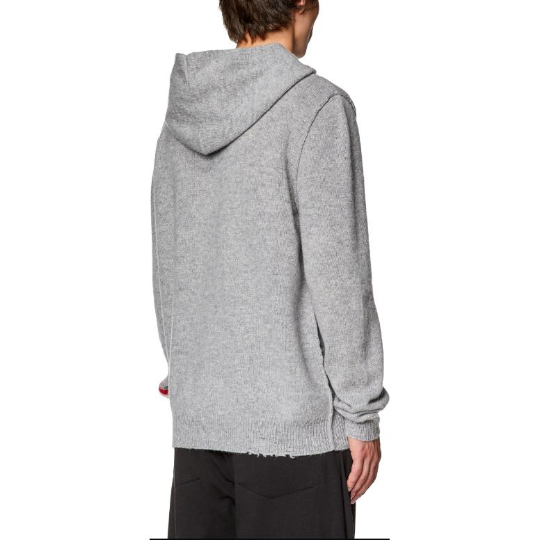 Purchase DIESEL 宽松版型标志连帽卫衣 - 灰色 A112230EKAS-96X