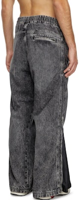 DIESEL 中腰寬鬆抽繩洗水牛仔褲 - 深灰色。 A1424409K24-02 Purchase DIESEL 中腰寬鬆抽繩洗水牛仔褲 - 深灰色。 A1424409K24-02