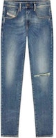 DIESEL Mid-Rise Slim Fit Faded Straight-Leg Jeans. A03562007M5 DIESEL Mid-Rise Slim Fit Faded Straight-Leg Jeans. A03562007M5