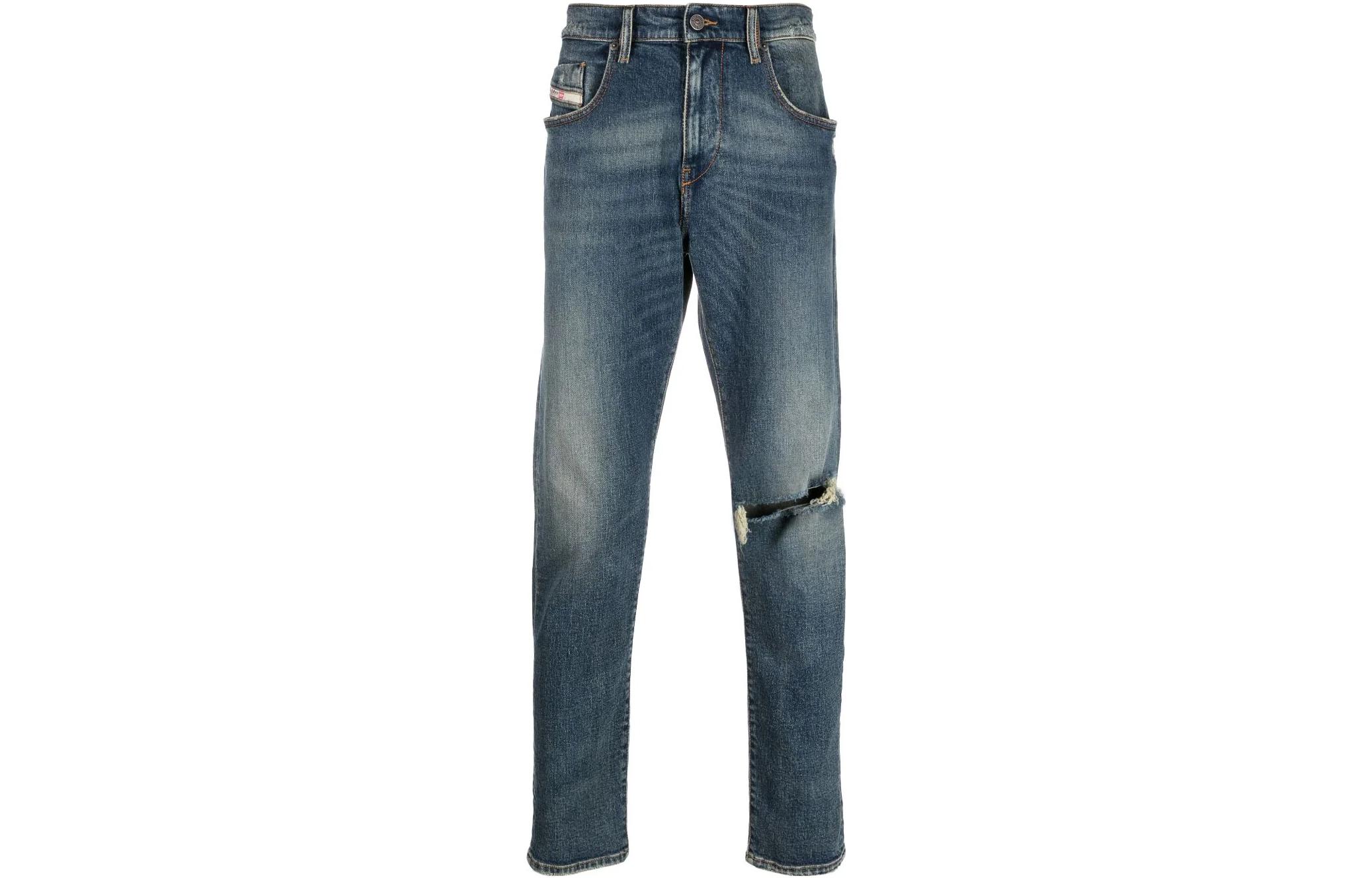 Order DIESEL 中腰修身漸層直筒牛仔褲 A03562007M5