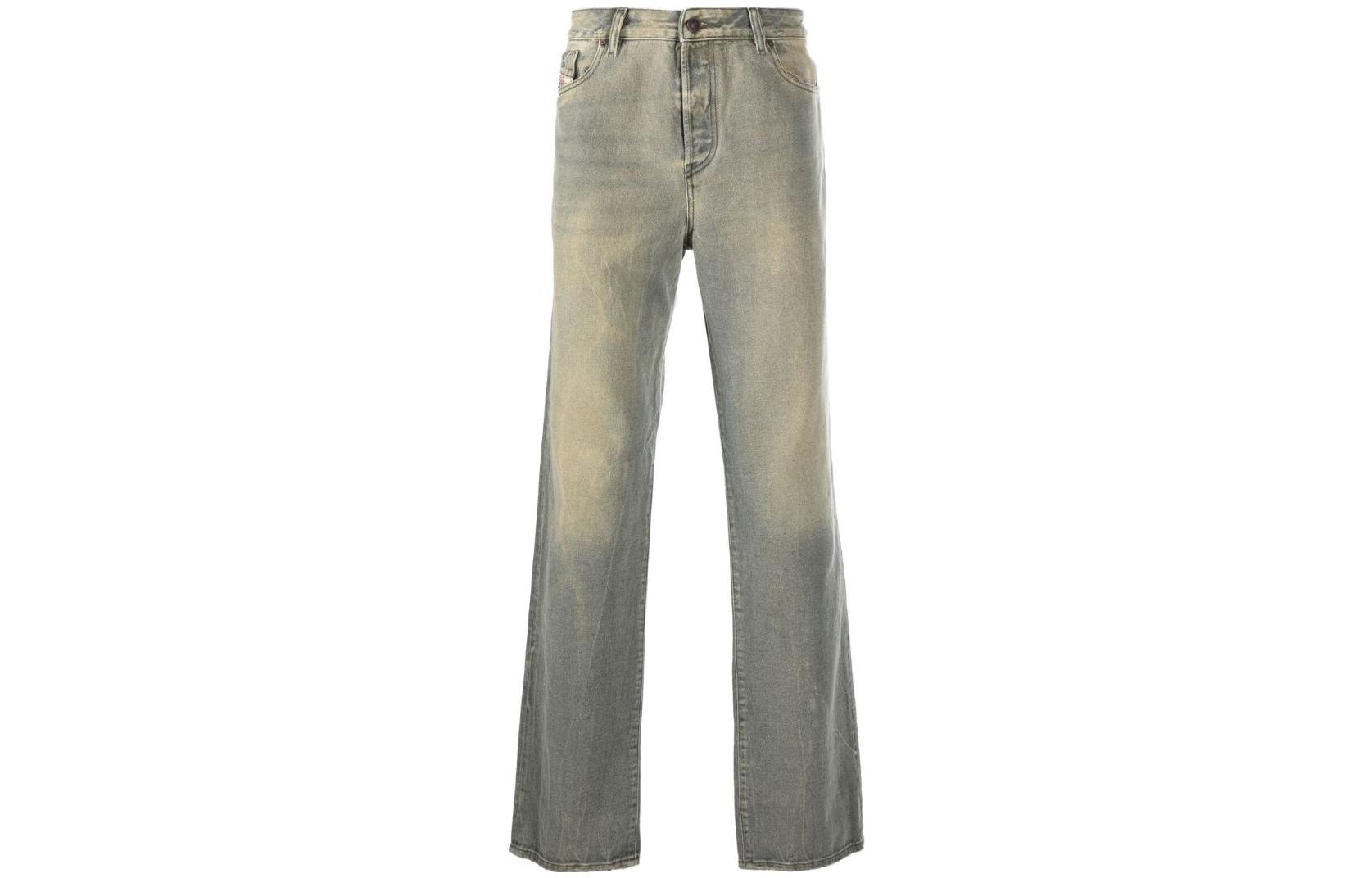 DIESEL  Mid-Rise Straight-Leg Jeans A0358809D8702 圖 2