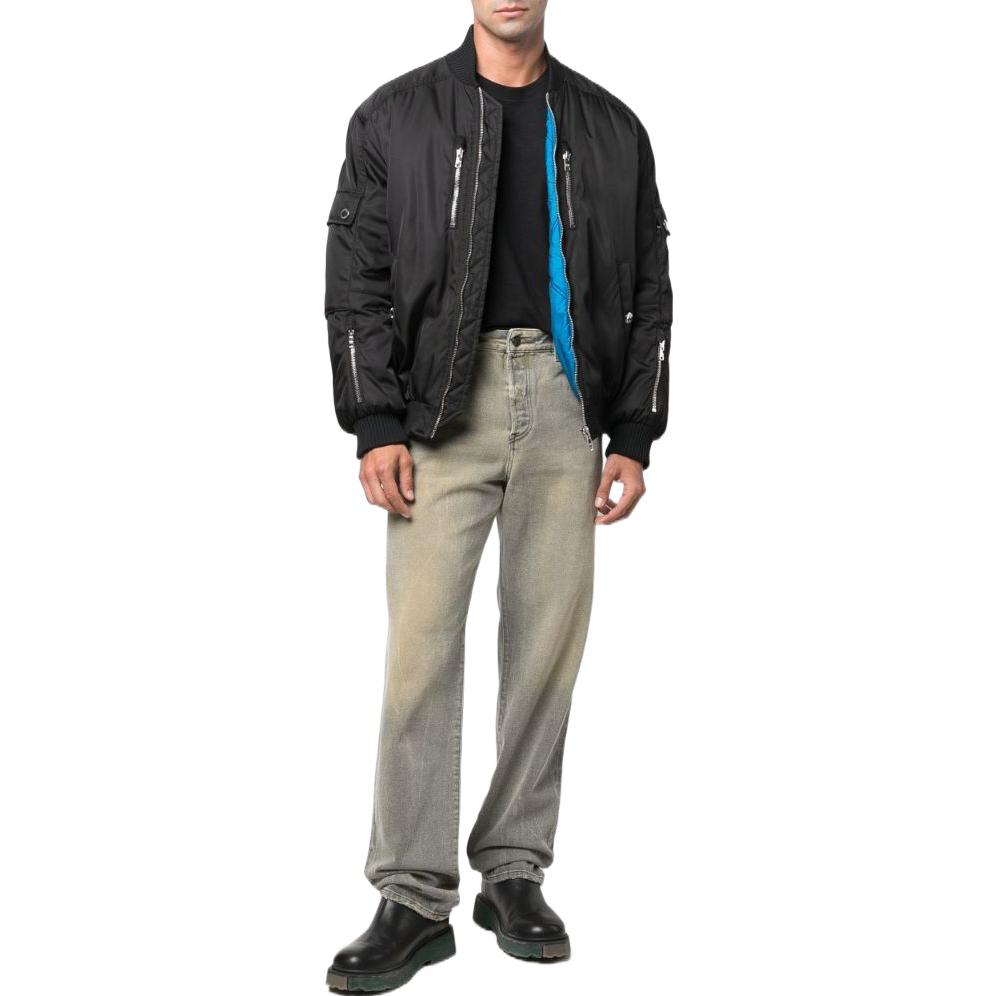 DIESEL  Mid-Rise Straight-Leg Jeans A0358809D8702 圖 3