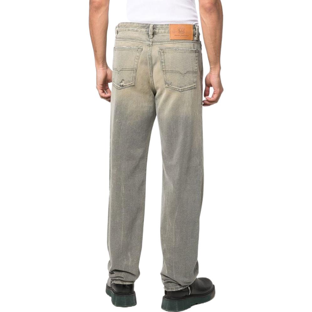 DIESEL  Mid-Rise Straight-Leg Jeans A0358809D8702 圖 4