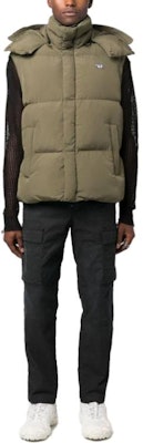 DIESEL 橄榄色连帽无袖夹克 A114680NIAU5AF Lookbook DIESEL 橄榄色连帽无袖夹克 A114680NIAU5AF