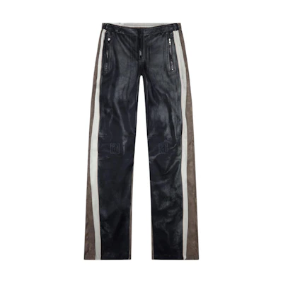 DIESEL Optical Print Slim Fit Elastic Waist Casual Pants Black A142360NMAN-9XX