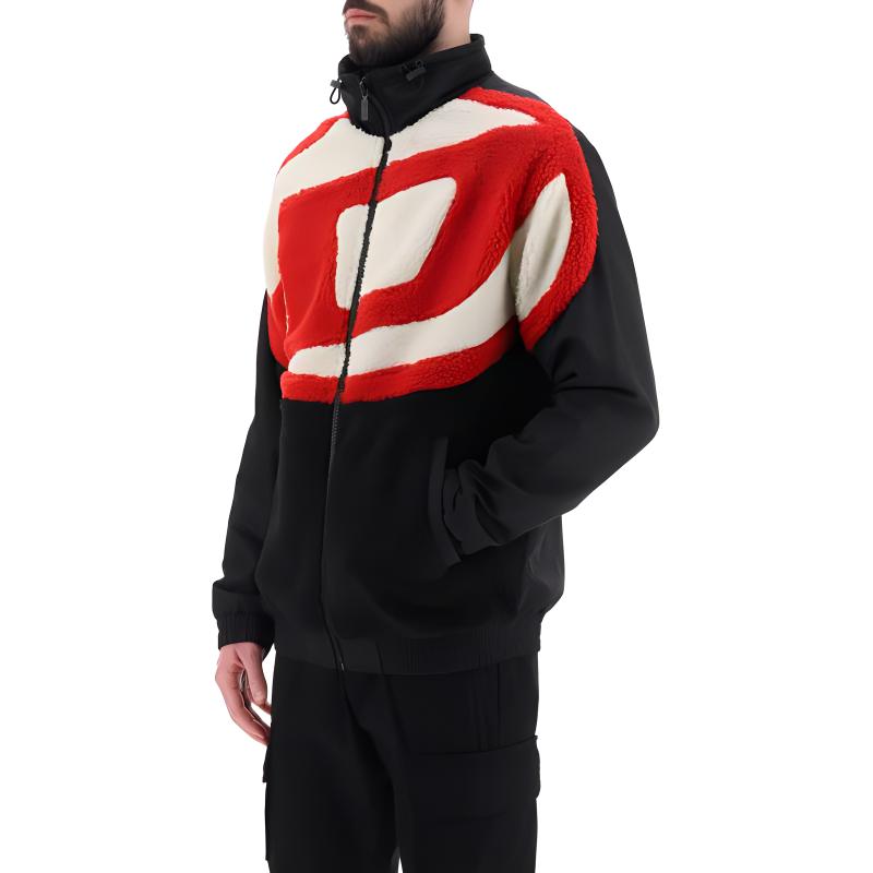 Purchase DIESEL  Patchwork Crewneck Long Sleeve Sweatshirt Multicolor. A106130QFAH900B