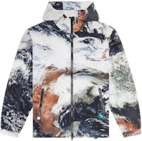 DIESEL Printed Hooded Jacket with Side Pockets - Multicolor A105840AJAE-9XXA DIESEL Printed Hooded Jacket with Side Pockets - Multicolor A105840AJAE-9XXA
