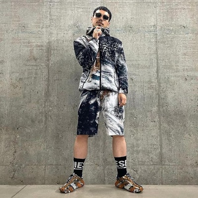 DIESEL Jaket Bertudung Bercetak dengan Poket Sisi - Pelbagai Warna A105840AJAE-9XXA Purchase DIESEL Jaket Bertudung Bercetak dengan Poket Sisi - Pelbagai Warna A105840AJAE-9XXA