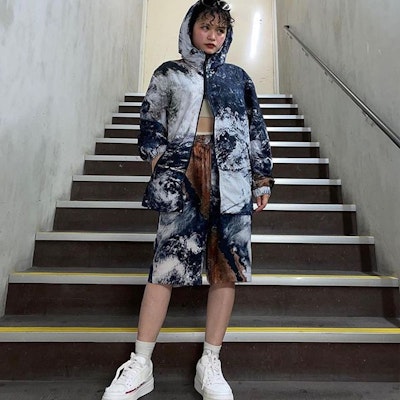 DIESEL Jaket Bertudung Bercetak dengan Poket Sisi - Pelbagai Warna A105840AJAE-9XXA Details for DIESEL Jaket Bertudung Bercetak dengan Poket Sisi - Pelbagai Warna A105840AJAE-9XXA