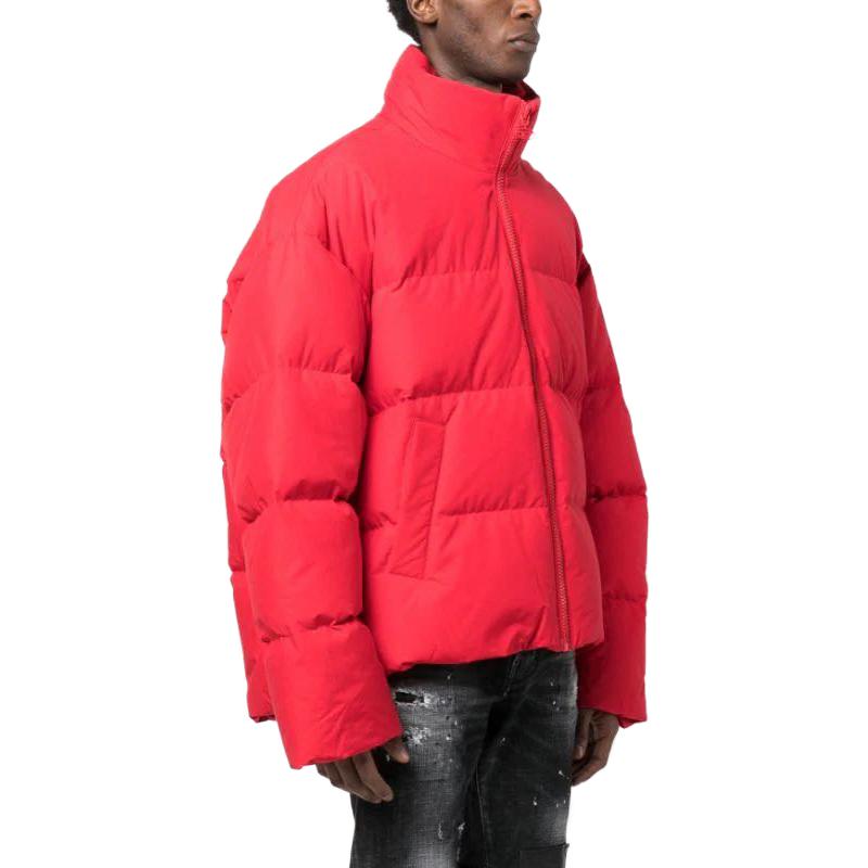 Purchase DIESEL Jaket Puffer Merah Logo Timbul, Zip-Up untuk Tahun Baru Lunar. A088050BJAJ