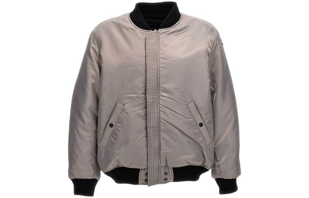 Shop 디젤 리버시블 블랙 자켓, 포켓과 지퍼 디자인. A106730HCAS9XX