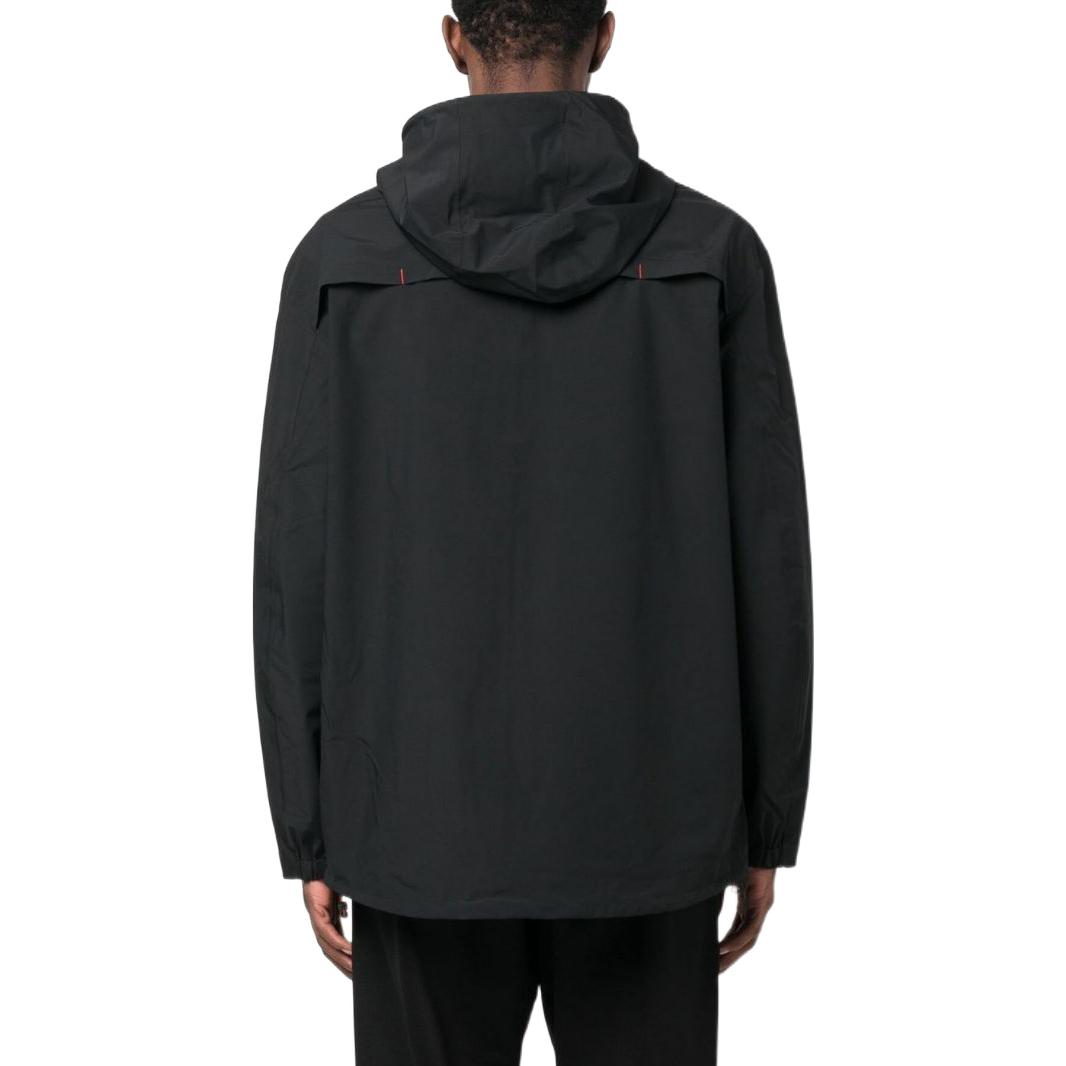 Shop 디젤 슬림핏 로고 패치 지퍼 자켓 드로스트링 디자인. A095920CGB-P90