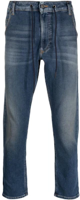 DIESEL Slim Fit Jeans Potongan Pendek Distressed A01898068CX-01 Order DIESEL Slim Fit Jeans Potongan Pendek Distressed A01898068CX-01