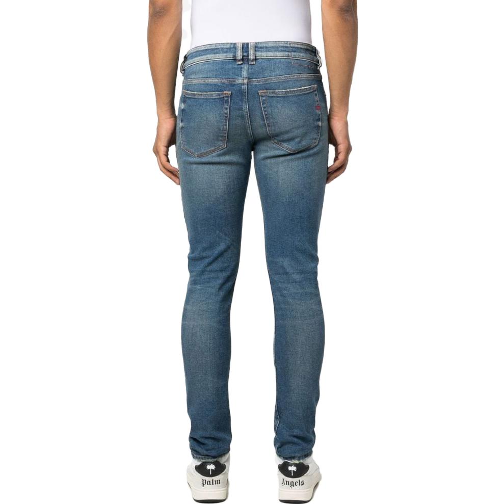 DIESEL  Slim Fit Straight Leg Jeans Blue A0359409E8801 圖 4