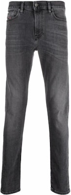 DIESEL Slim Straight Washed Long Jeans - Gray A0071209A1802 Order DIESEL Slim Straight Washed Long Jeans - Gray A0071209A1802