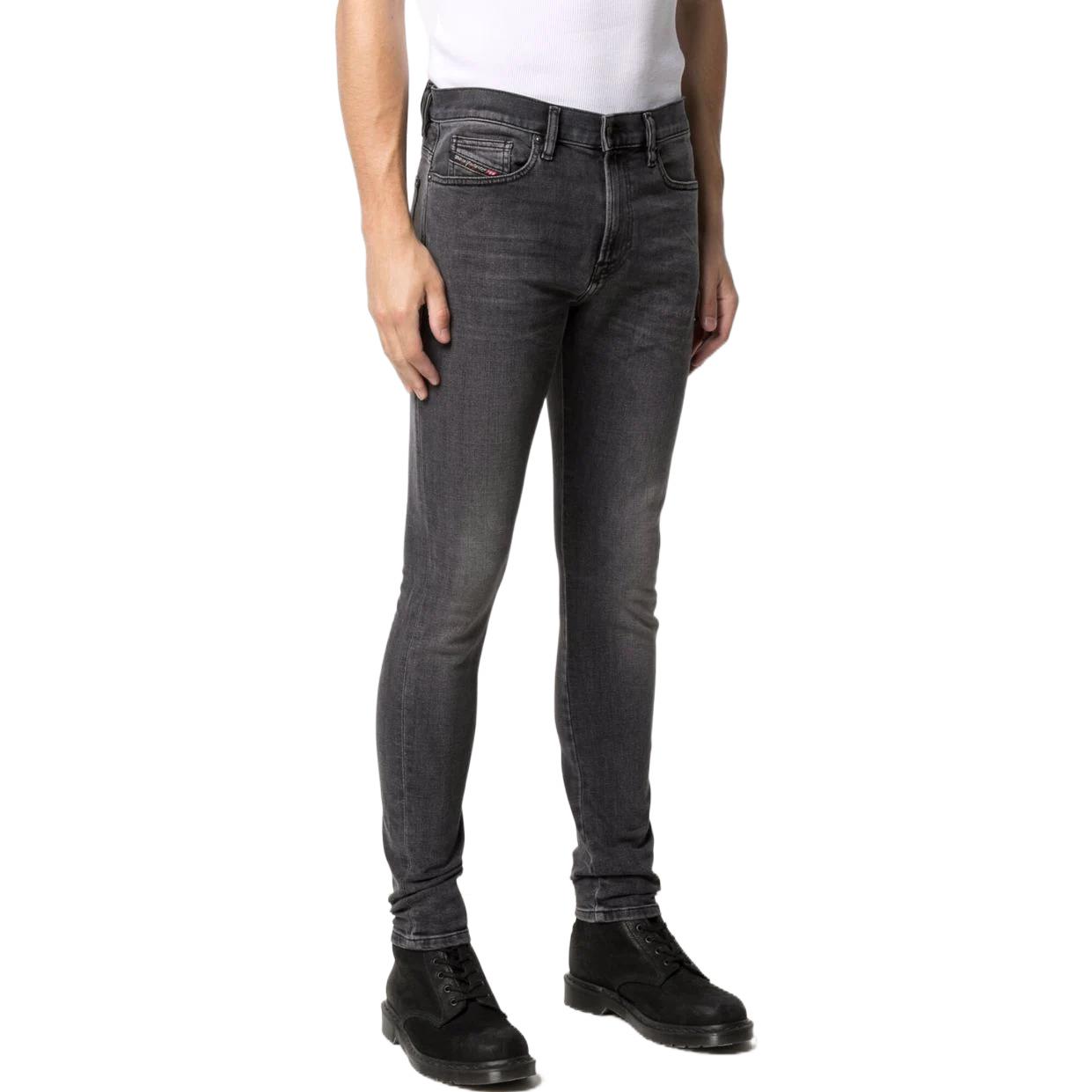 Purchase DIESEL Slim Straight Jeans Basuh Panjang - Kelabu A0071209A1802