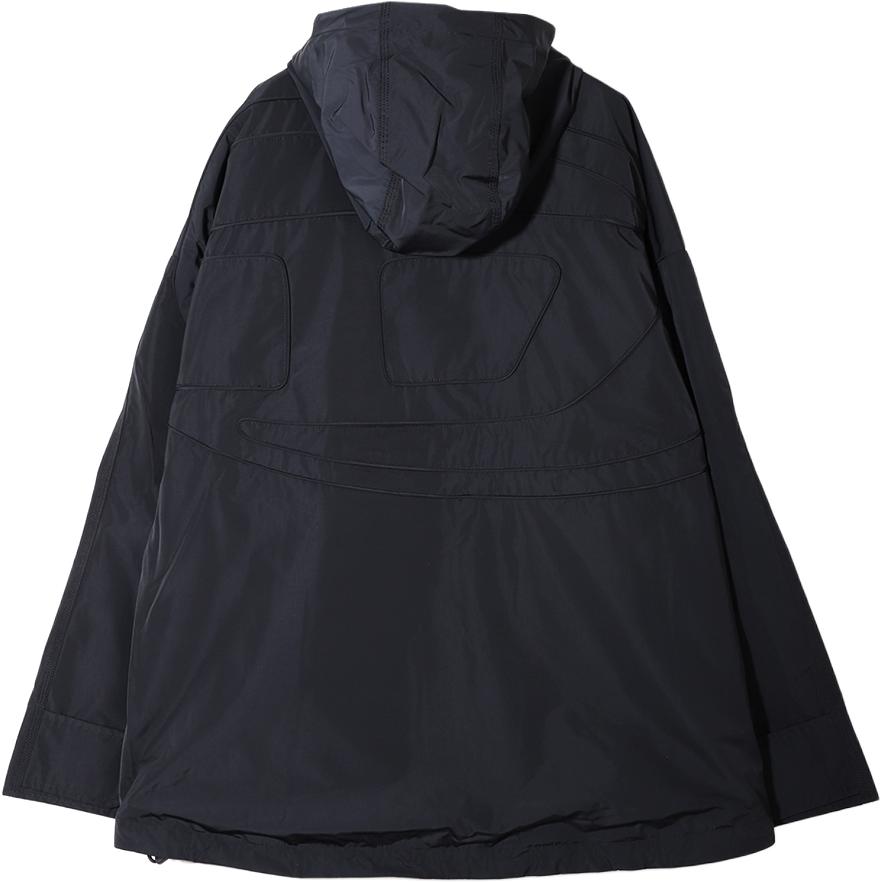 Lookbook DIESEL Jaket Hoodie Zip-Up Hitam Solid A114310TFAL9XXA