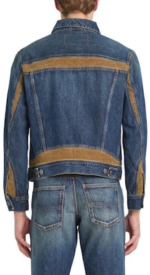 DIESEL Jaket Butang Lengan Panjang Biru Solid dengan Kolar Runcing. A1332309I36-01 Shop DIESEL Jaket Butang Lengan Panjang Biru Solid dengan Kolar Runcing. A1332309I36-01