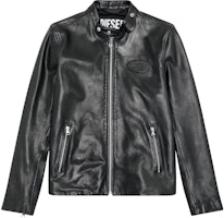 DIESEL Solid Color Logo Patch Jacket A085980AJIR-9XX DIESEL Solid Color Logo Patch Jacket A085980AJIR-9XX