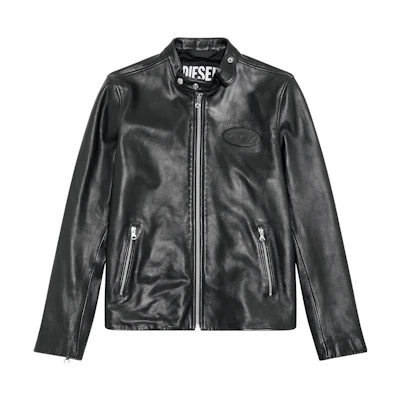 DIESEL Solid Color Logo Patch Jacket A085980AJIR-9XX