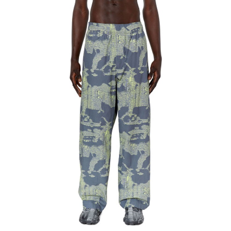 Lookbook DIESEL Seluar Kasual Straight-Leg Elastik Padat. A088230JLAX5BVA