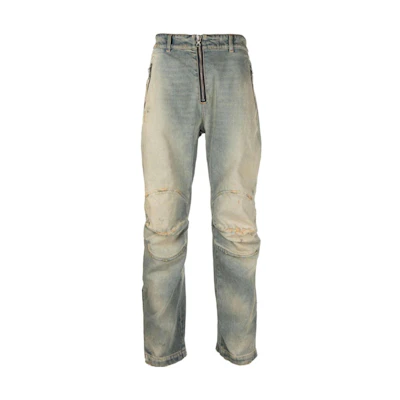 DIESEL Straight-Leg Faded Blue Jeans. A103170ENAV
