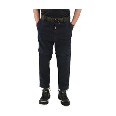 DIESEL Straight-Leg Jeans Blue with Contrast Waist Tie Detail. 00SA1V009BI01
