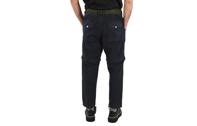 Lookbook DIESEL 蓝色直筒牛仔裤对比腰带细节设计。 00SA1V009BI01