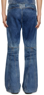 DIESEL Seluar Denim Potongan Lurus Longgar Gelap Biru SS24 A137960PGAX-01 Shop DIESEL Seluar Denim Potongan Lurus Longgar Gelap Biru SS24 A137960PGAX-01