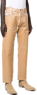 DIESEL ストレートフィット ダメージデニムジーンズ A05959007B701 Shop DIESEL ストレートフィット ダメージデニムジーンズ A05959007B701