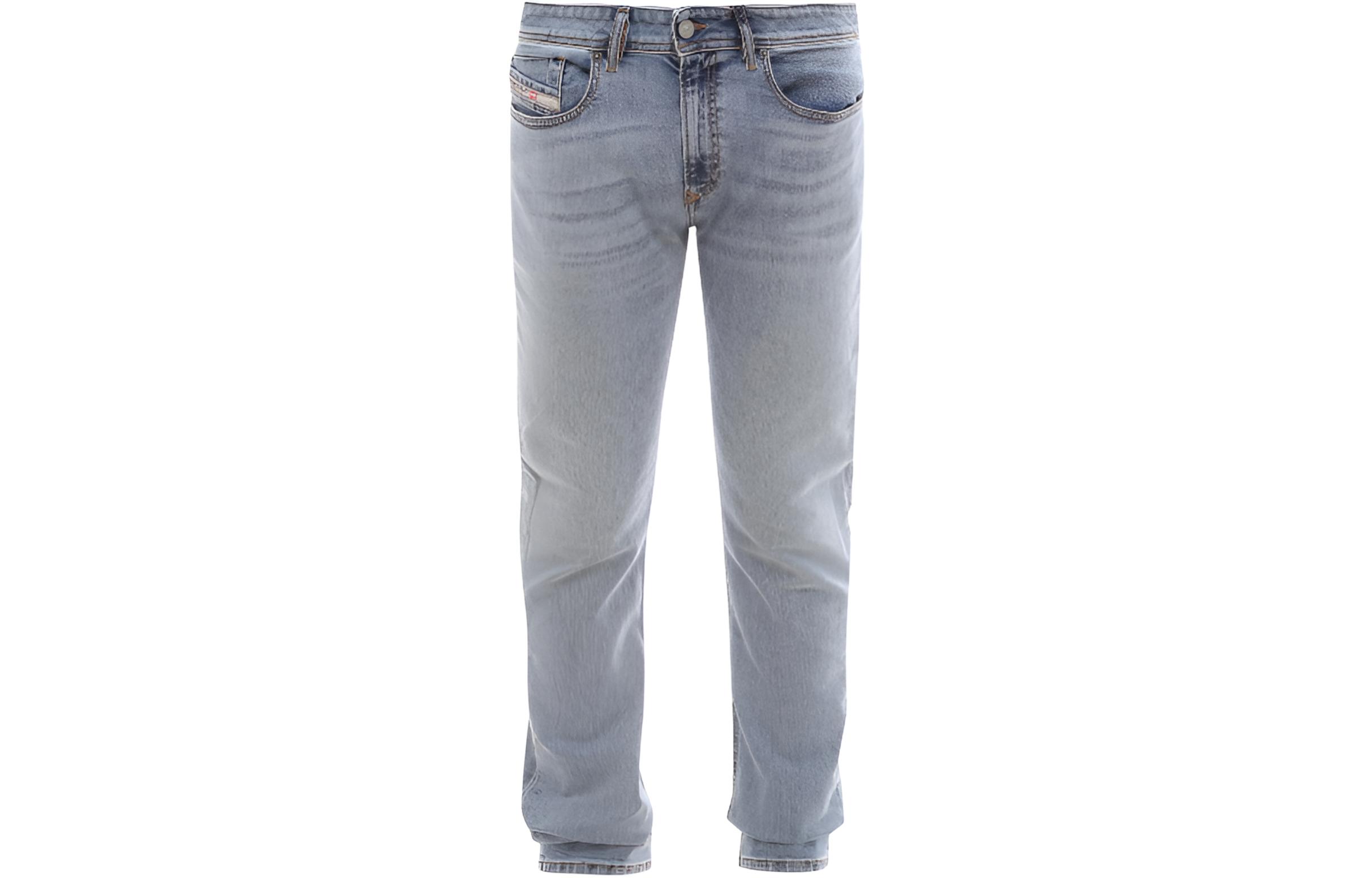 DIESEL  Straight Fit Jeans with Detachable Belt. A03595069YX01