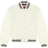 DIESEL Striped Print Long-Sleeve Bomber Jacket with Baseball Collar A104630LHAL-129 DIESEL Striped Print Long-Sleeve Bomber Jacket with Baseball Collar A104630LHAL-129