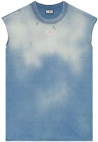 DIESEL Vintage Sleeveless Crewneck T-Shirt SS23 Light Blue. A103530TFAE-81E DIESEL Vintage Sleeveless Crewneck T-Shirt SS23 Light Blue. A103530TFAE-81E