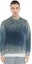 Cheap DIESEL Washed Loose Fit Crewneck Denim Sweatshirt Blue A03943068FN-01
