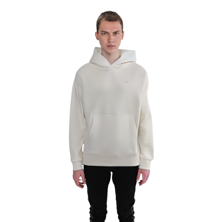 DIESEL  White Hoodie with Solid Color and Embroidered Logo. A113040GYCJ-141 圖 5