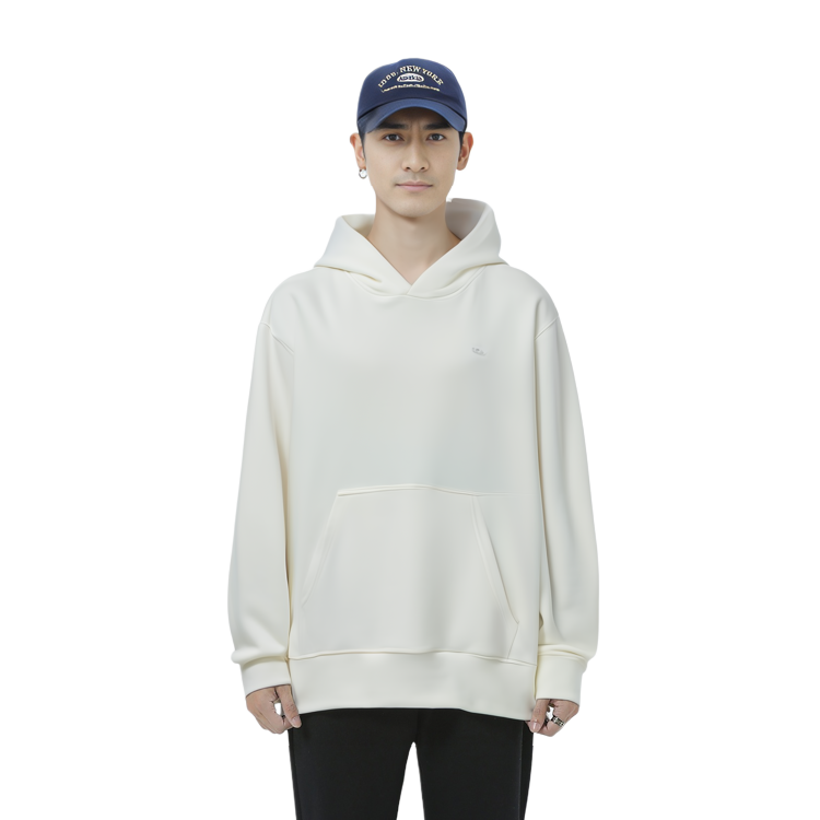 DIESEL  White Hoodie with Solid Color and Embroidered Logo. A113040GYCJ-141 圖 6