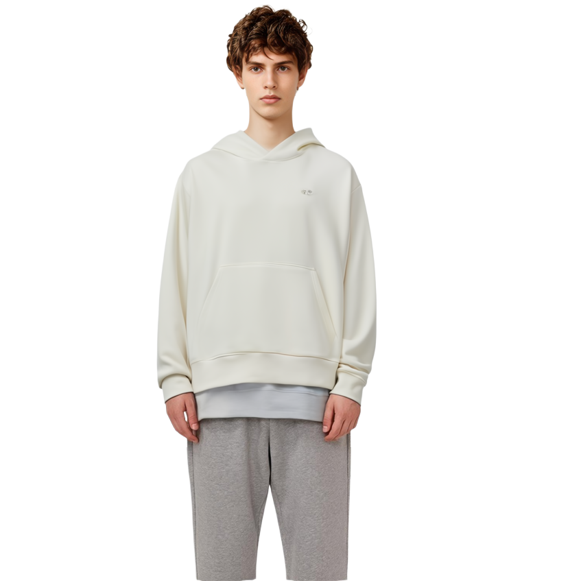 DIESEL  White Hoodie with Solid Color and Embroidered Logo. A113040GYCJ-141 圖 7