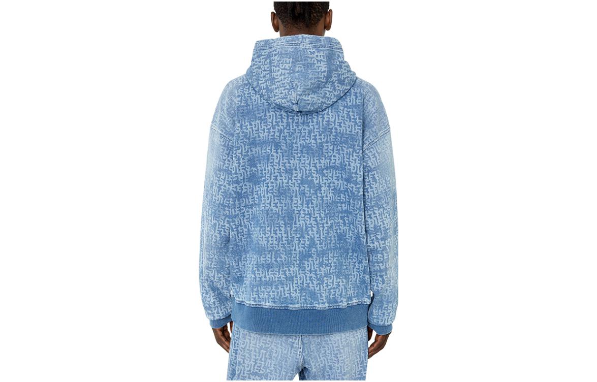 Lookbook Diesel All-Over Logo Print Pullover Hoodie A0393909E27-01