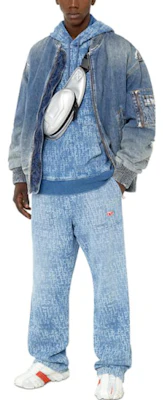 Diesel All-Over Logo Print Pullover Hoodie A0393909E27-01 Shop Diesel All-Over Logo Print Pullover Hoodie A0393909E27-01